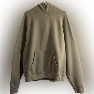 Fear Of God Essentials Pull-Over Hoodie Moss (192SP212006F) Men's Size Large.